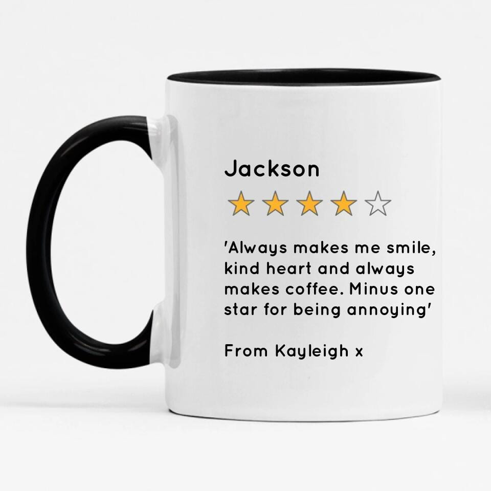 Personalised Review Mug